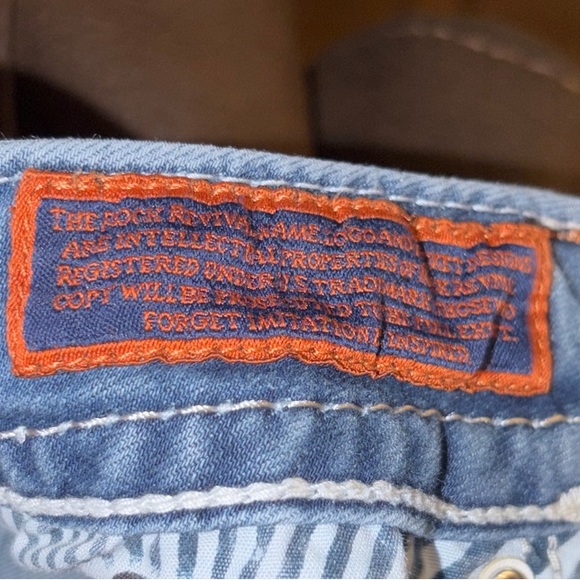 Rock Revival Light Blue Skinny Jeans - Picture 5 of 15